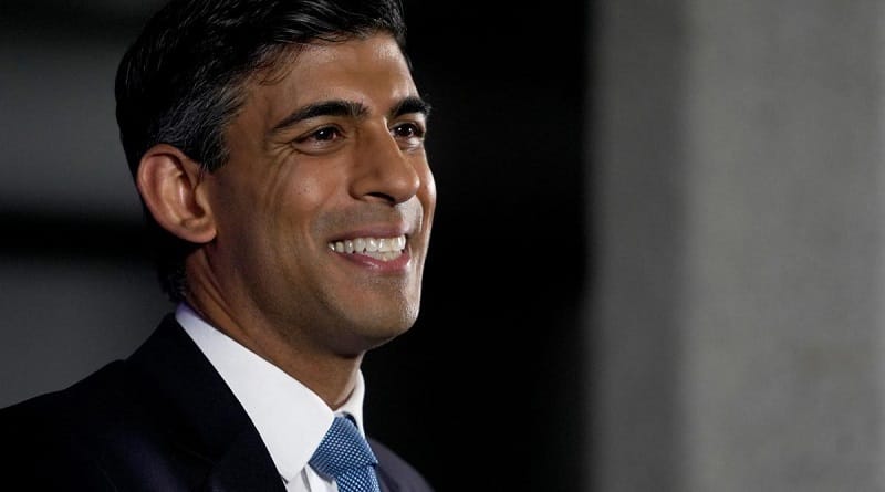 Rishi Sunak fue electo como primer ministro del Reino Unido