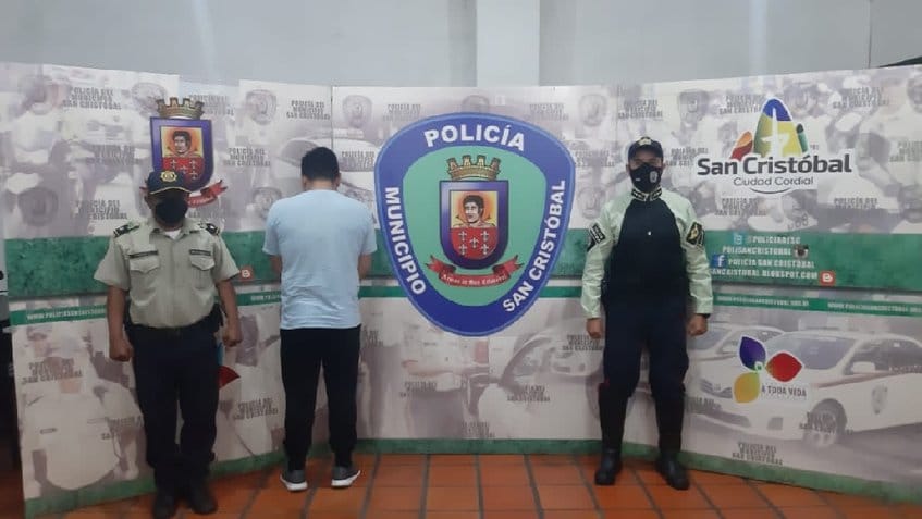 Concejal de San Cristóbal fue detenido por actos de corrección