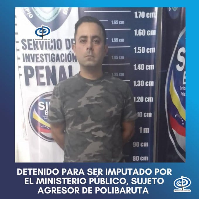MP imputó a hombre por agredir a funcionario de Polibaruta
