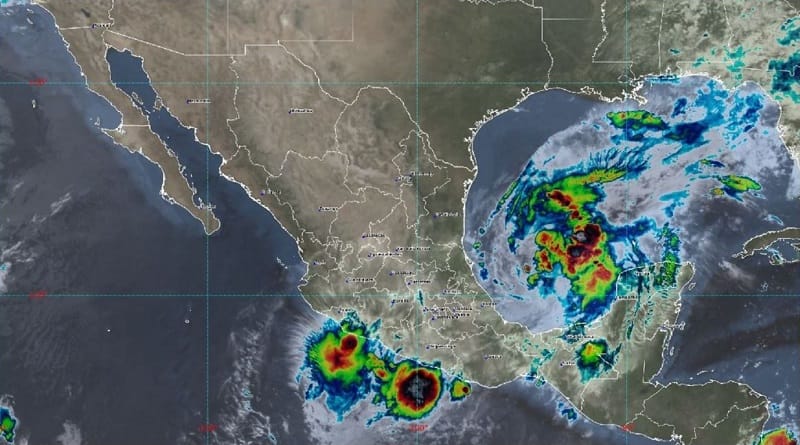 Se registró un muerto en México por la tormenta Karl