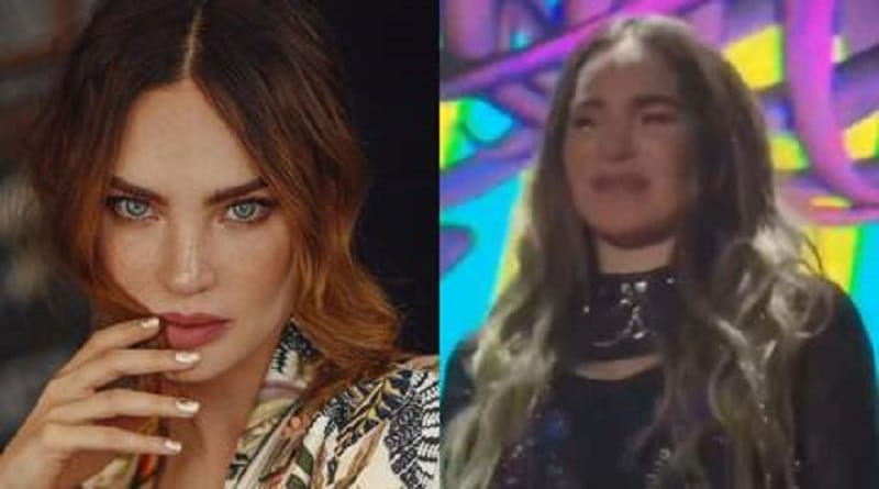 Aseguran que Belinda rompió en llanto durante su concierto por Christian Nodal