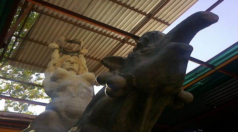 Estatua de María Lionza fue hurtada del galpón de la UCV