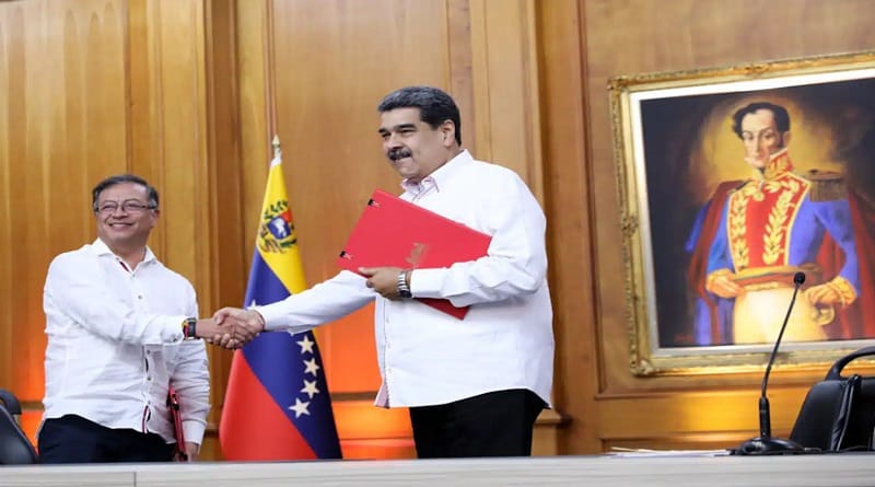 Maduro y Petro firmaron una Declaración Conjunta para mejorar relaciones bilaterales