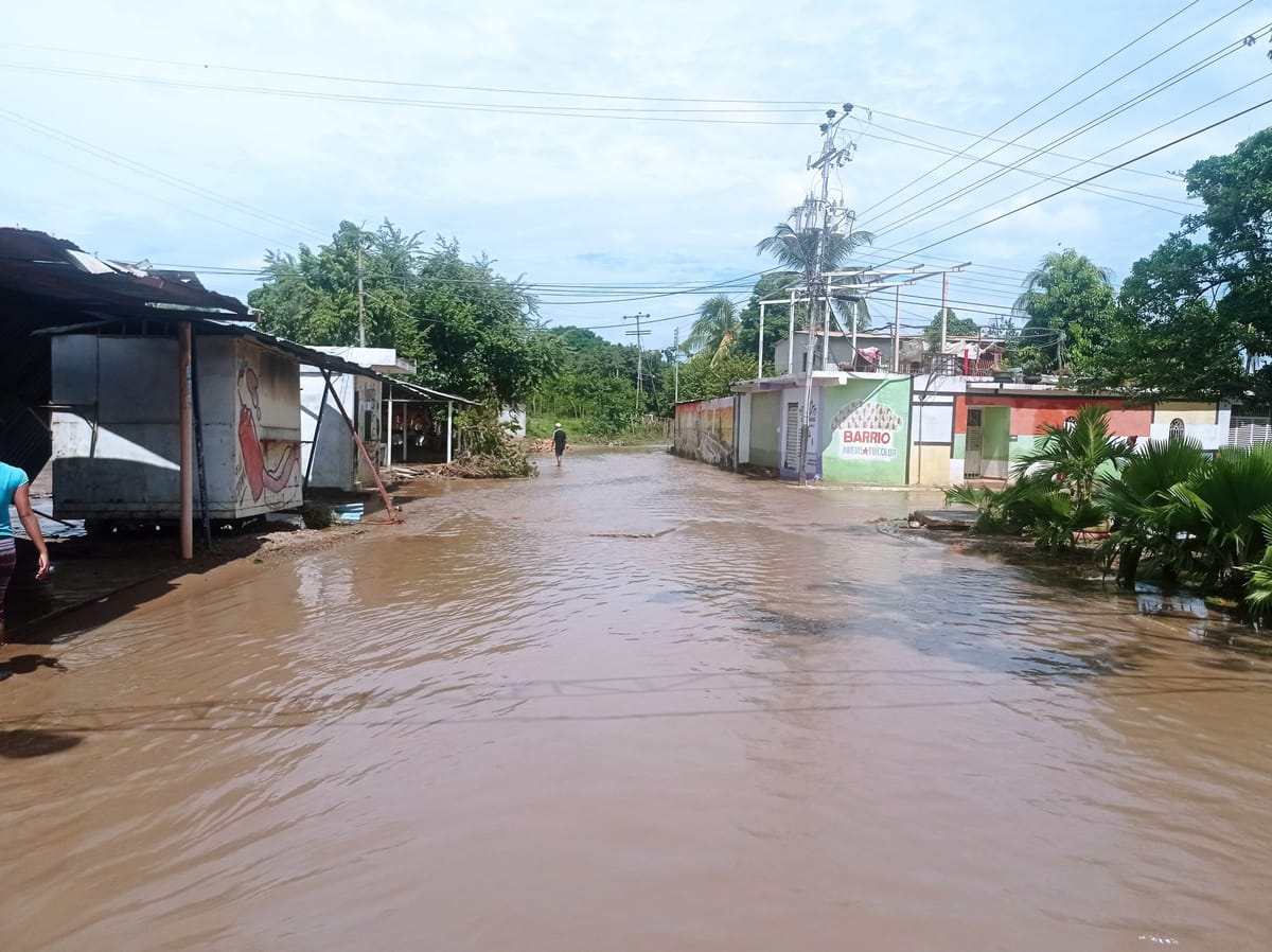 Fuertes lluvias han afectado a más de 8 mil 500 personas en Sucre