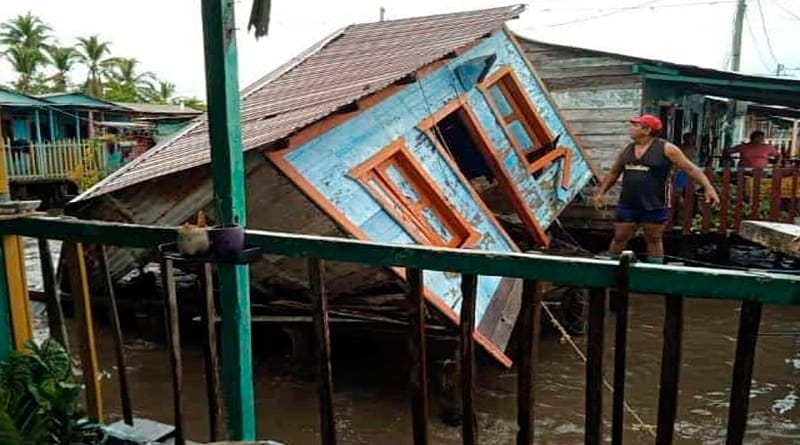 Desbordamiento del río Misoa dejó a más de 100 familias afectadas en Baralt
