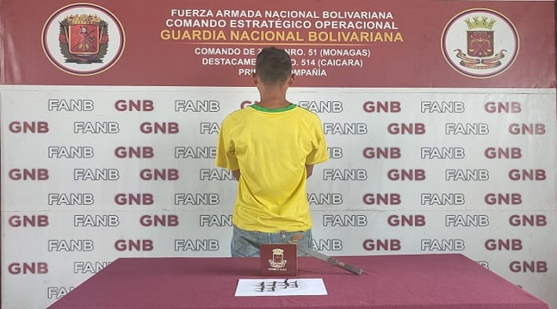 Detuvieron a un sujeto en Caicara por tráfico de estupefacientes