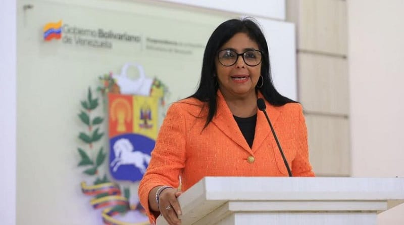 Delcy Rodríguez se presentó en La Haya para atender caso de Guyana