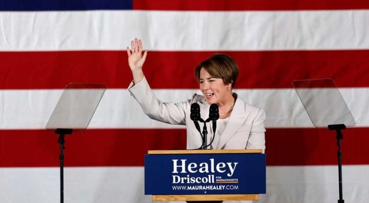 Maura Healey es la primera gobernadora abiertamente homosexual en EEUU