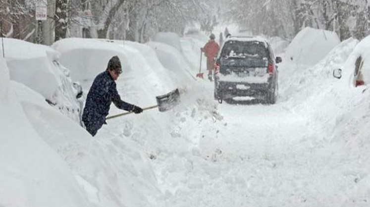 Se pronosticó fuerte tormenta con nieve en gran parte de EEUU