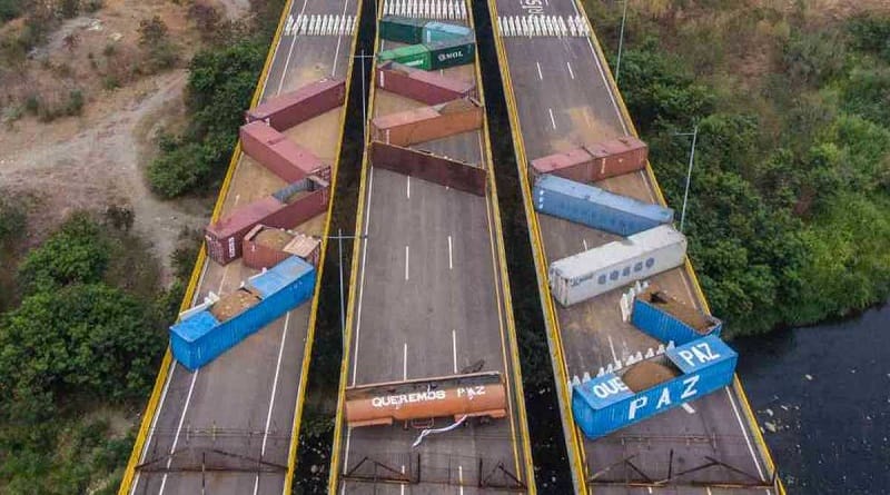 Inspeccionaron detalles para la reapertura del puente Tienditas