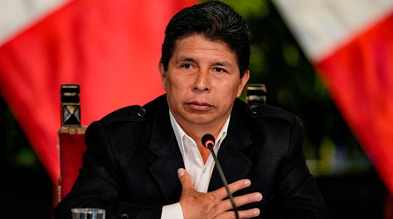 Fiscal general de Perú denunció a Pedro Castillo por rebelión y conspiración