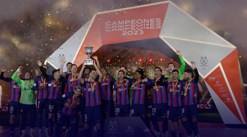 Barcelona es campeón de la Supercopa