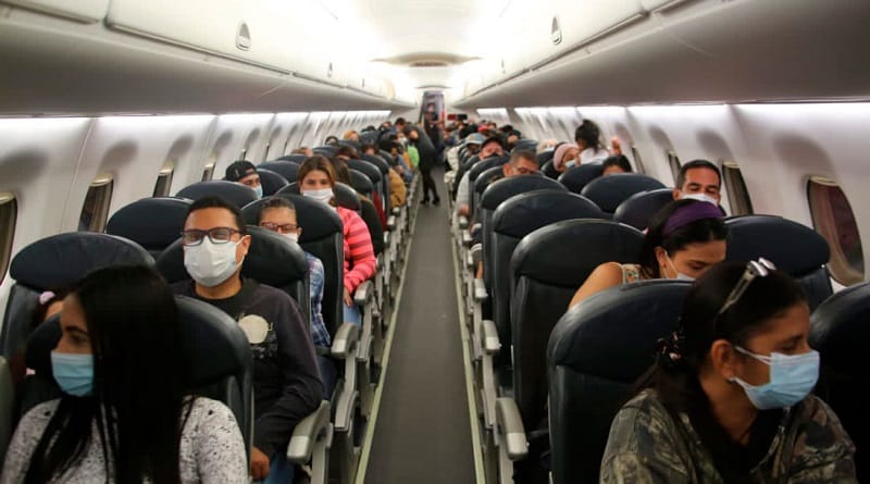 Venezolano retornaron al país en el primer vuelo de Vuelta a la Patria del 2023