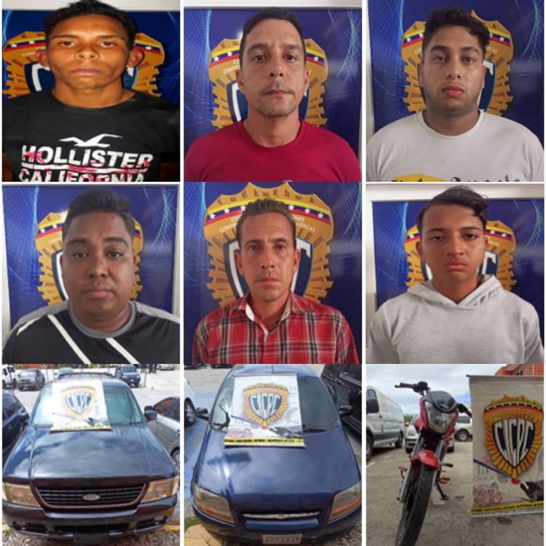 Cicpc detuvo a seis personas involucradas en asesinato de taxista en Sucre