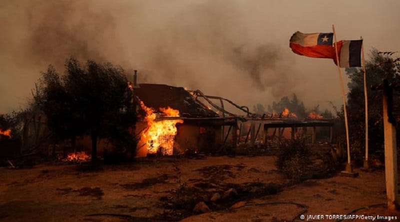 Incendios forestales dejaron 24 muertos y miles de hectáreas destruidas en Chile