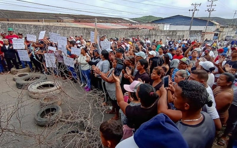 Habitantes de El Morro protestaron tras detención de marinos por presuntos vínculos con el narcotráfico