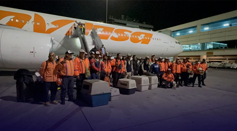 52 venezolanos están entre los equipos de rescate de sobrevivientes en Siria y Turquía