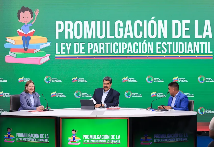 Nicolás Maduro promulgó la Ley de Participación Estudiantil