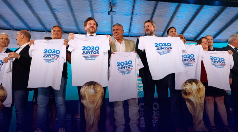 Argentina, Uruguay, Paraguay y Chile lanzaron la candidatura para el Mundial 2030 