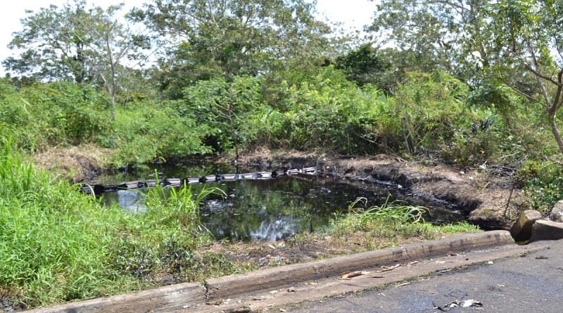 Habitantes de La Pica denunciaron derrames de petróleo en dos ríos