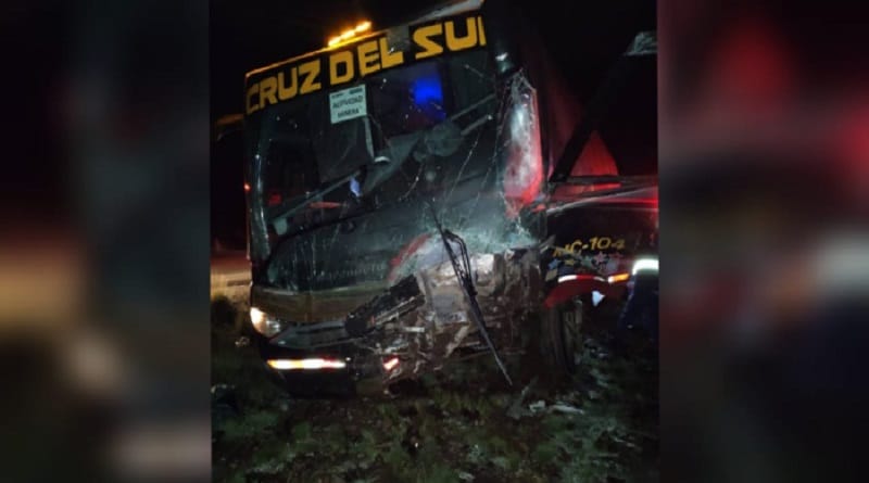 Cinco personas resultaron muertas en accidente de tránsito en Perú