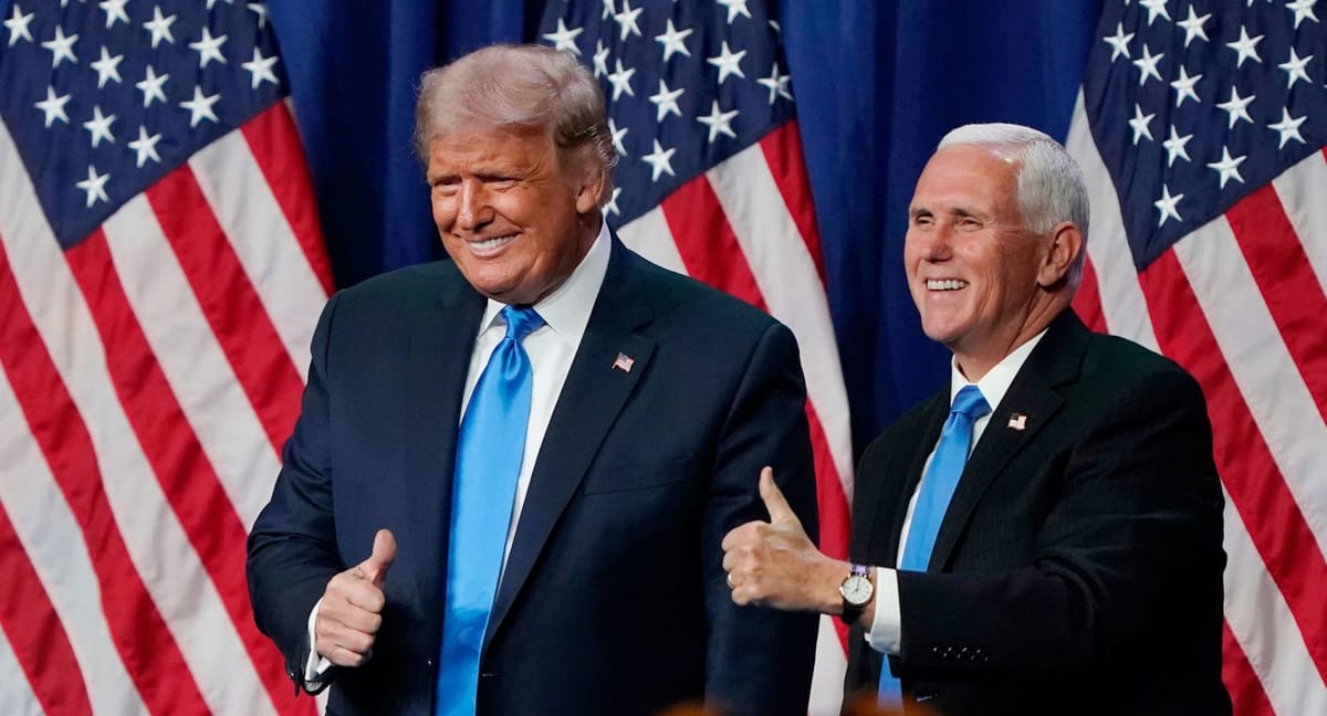 Mike Pence ante la imputación de Trump: "Es un escándalo"