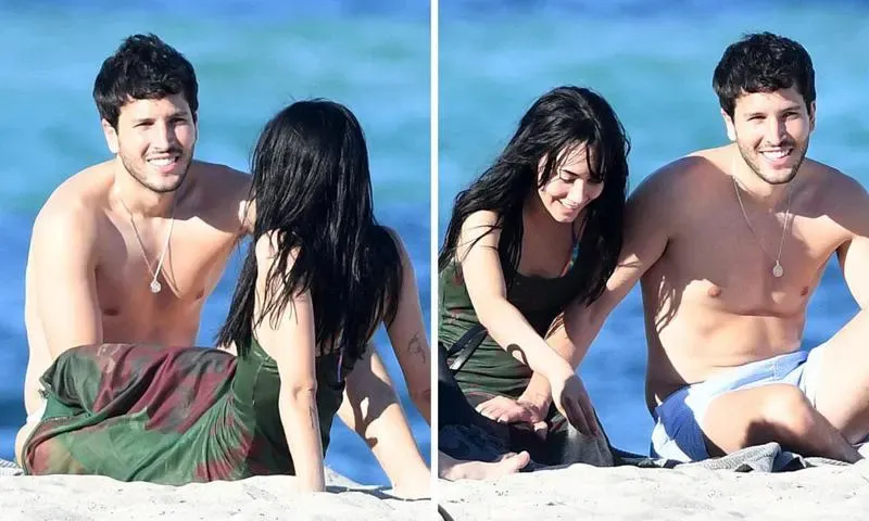 Sebastián Yatra y Aitana juntos en playa de Miami
