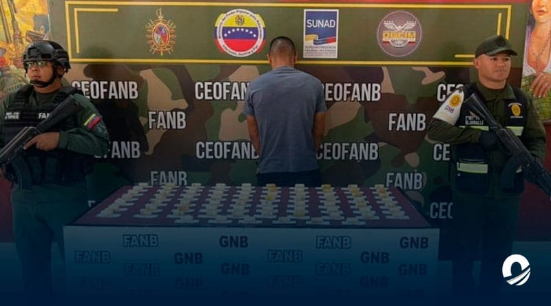 Hombre que se trasladaba a Sucre con envoltorios de cocaína fue retenido en Táchira