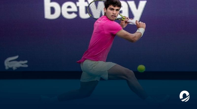 Alcaraz aseguró su pase a cuartos del Miami Open