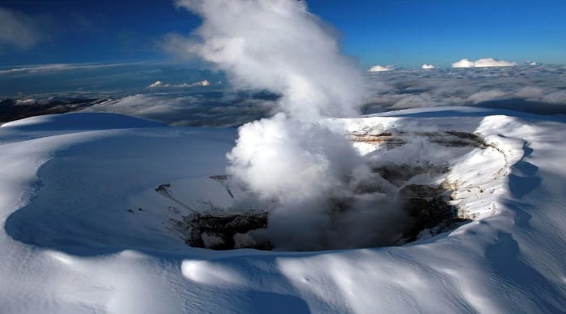 SGC registró 5.400 sismos y emisión de cenizas del volcán Nevado del Ruiz