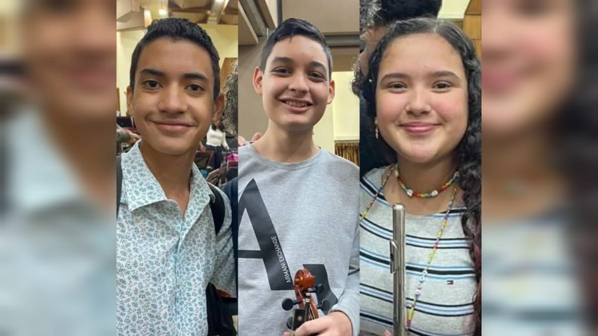 Tres alumnos de la Orquesta Sinfónica de El Tigre formaron parte del Victoria Hall de Ginebra