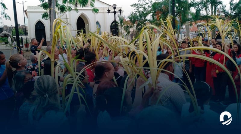 Domingo de Ramos marcó el inicio de la Semana Santa en Monagas