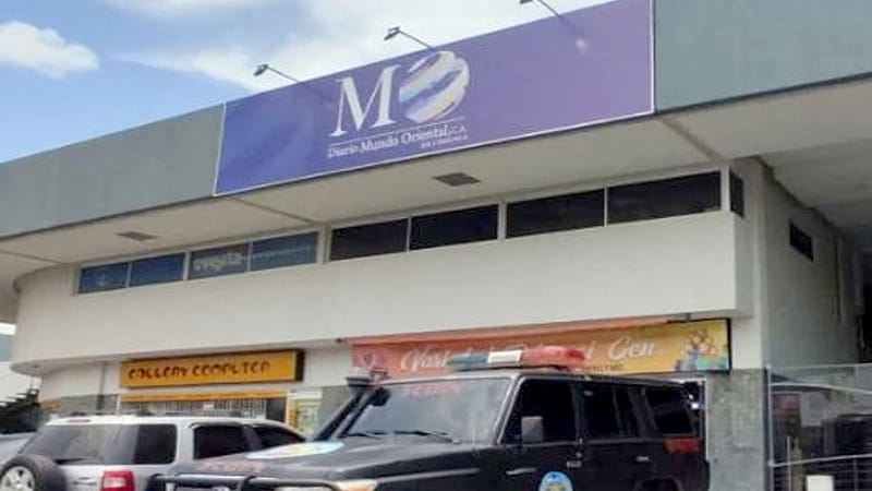 Funcionarios del Sebin allanaron sede del diario Mundo Oriental