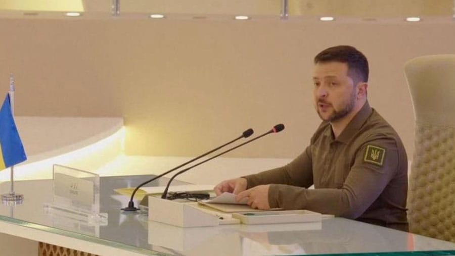 Delegación siria evita escuchar discurso de Zelenski