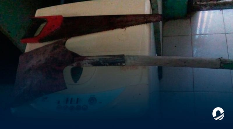 Mató a su mamá con una pala y la picó con un serrucho