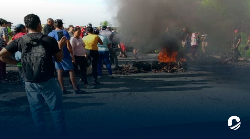 Habitantes de la zona rural de Sotillo protestaron por fallas en el servicio eléctrico