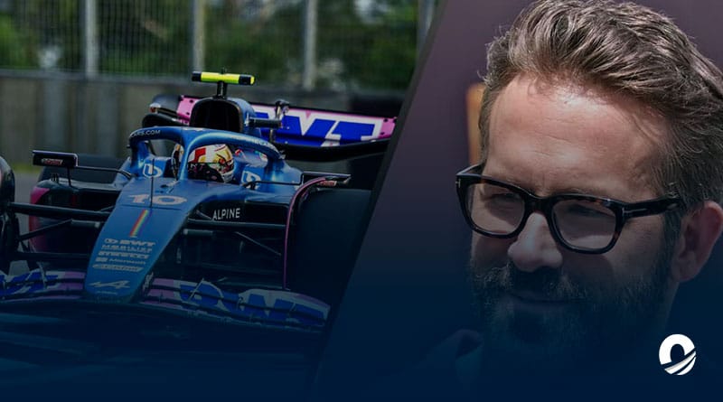 Ryan Reynolds compró el 24% de las acciones de Alpine F1