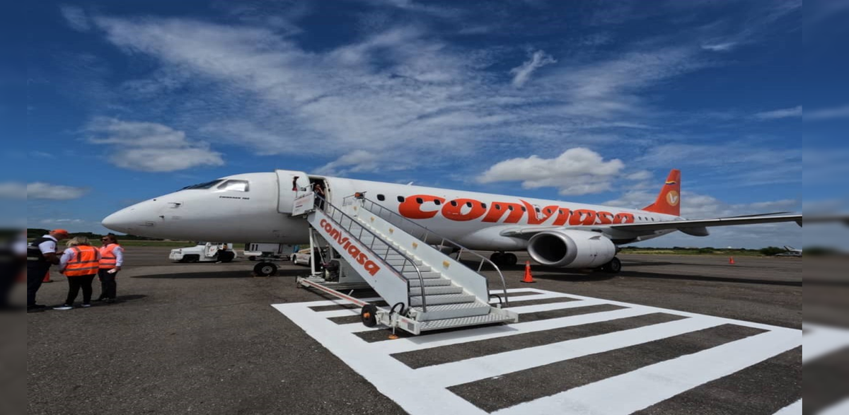Conviasa habilitó vuelo directo Caracas-Lima