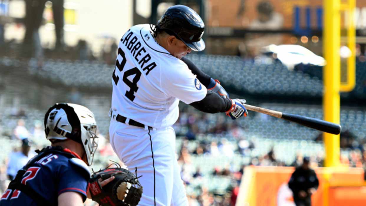 Miguel Cabrera igualó record de dobles de Hank Aaron