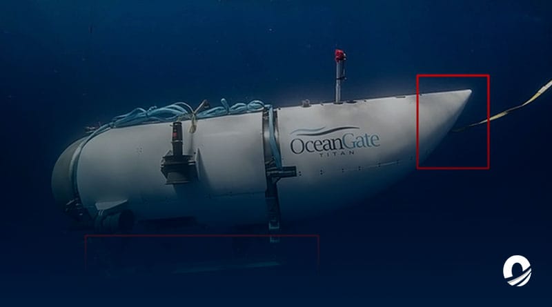 Hallaron posibles restos del sumergible "Titan" en la zona de búsqueda