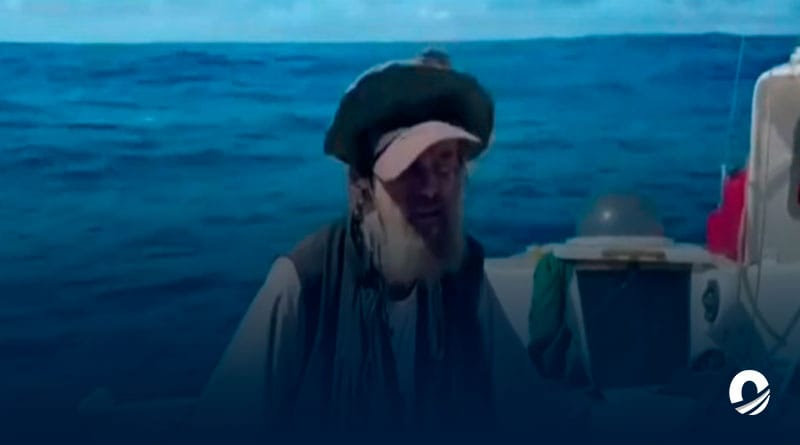 Rescatado un marinero perdido en el Océano Pacífico durante más de dos meses