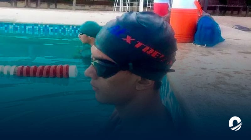 Salomón Mejías: Nadador invidente que cruzará el lago de Maracaibo