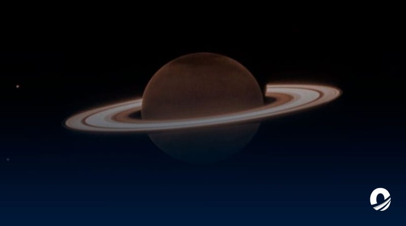 Telescopio James Webb captó imágenes inéditas de Saturno brillando