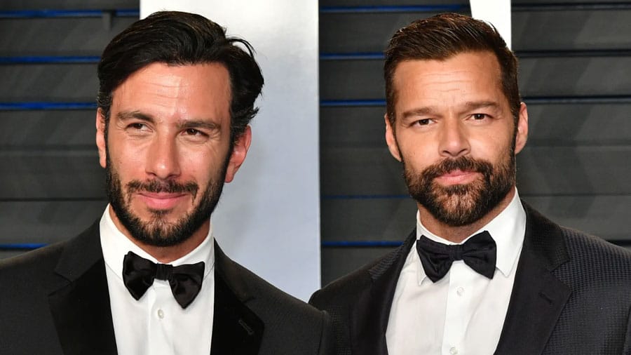 Ricky Martín anunció el divorcio con el  pintor Jwan Yosef