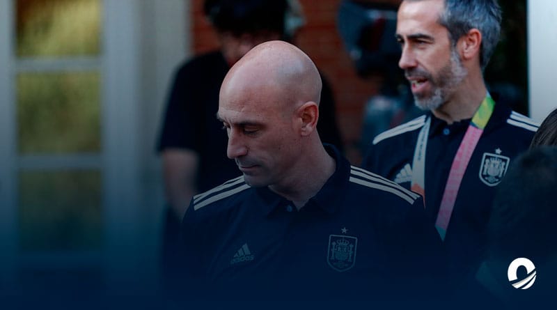 Luis Rubiales dimitió como presidente de la Federación Española de Fútbol
