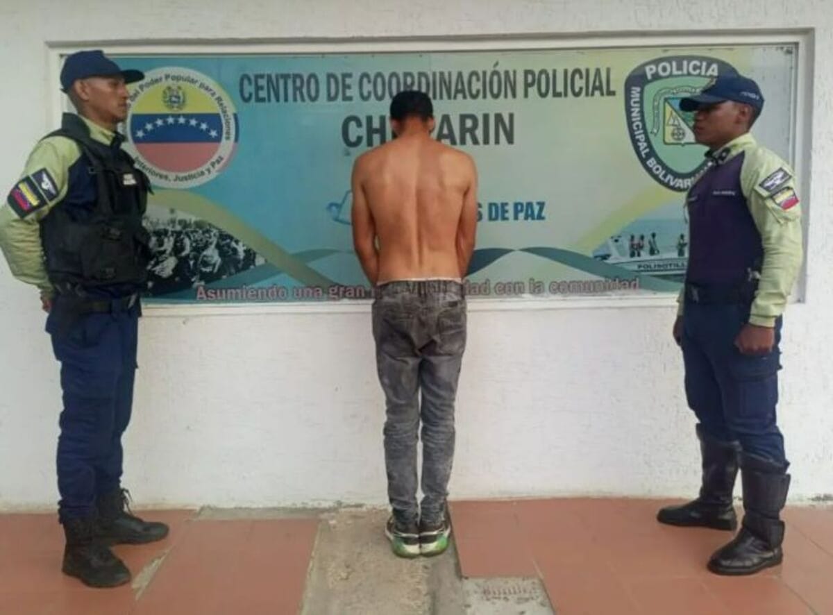 Sujeto fue detenido por robo con arma blanca en Puerto La Cruz