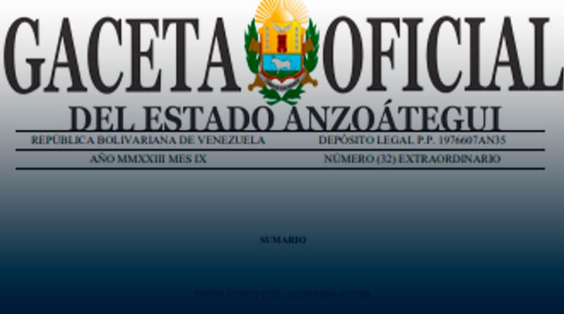 Gobernación de Anzoátegui decretó este 8 de septiembre como día de Júbilo No Laborable