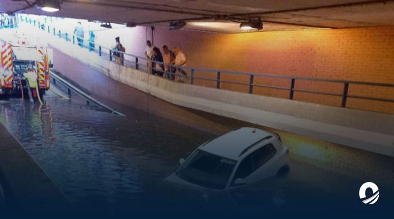 Tormenta en Madrid desató varias inundaciones e interrupciones en el metro