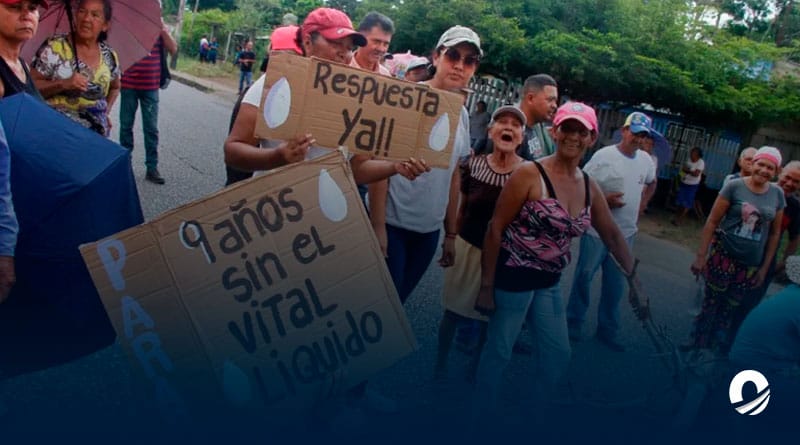 Habitantes de Pararí en Monagas protestaron ante la falta de agua potable