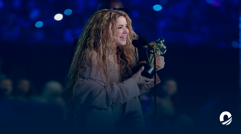 Shakira recibió el Michael Jackson Vanguard Award en los MTV VMAs